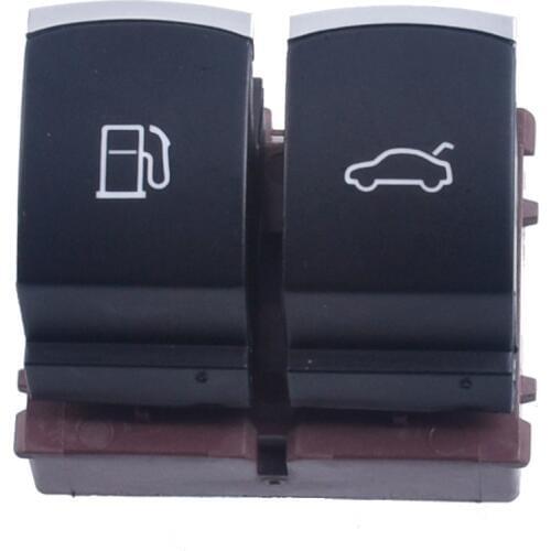 Car Chrome Fuel Tank Rear Trunk Switch Button Parts For VW Passat B6 CC Jetta 6 MK6 EOS 35D959903 3C0959903B