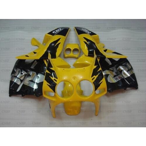 CBR250 RR 1988 - 1989 MC19 Fairings CBR 250 RR 1988 Plastic Fairings CBR 250 RR 1989 Yellow Black Abs Fairing