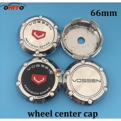 4PCS 66MM Vossen Emblem Wheel Center Cap For Rims Car-Covers Vossen Logo Badge Wheel Centre Hub Cap Center