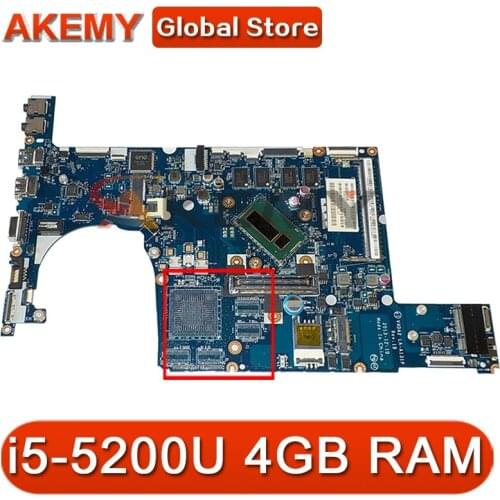 Akemy laptop Motherboard For ACER Aspire P645 i5-5200U Mainboard LA-B731P SR23Y With 4GB RAM DDR3