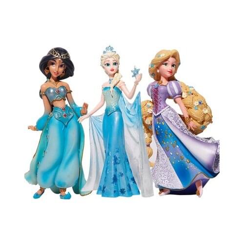 Disney Princess Frozen Snow Fashion Anime Action Figure PVC Model Cartoon Figures Toy Unisex Birthday Gifts