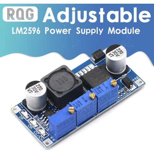 LM2596S DC-DC Constant Current Module LM2596 DC-DC 7V-35V Step-down Adjustable CC/CV Power Supply Module