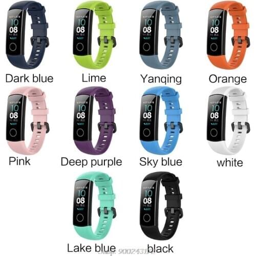 Anti-scratch Soft Silicone Watch Band Sports Wrist Strap Replacement for huawei Honor 5/4 Sports Bracelet O31 20 Dropship