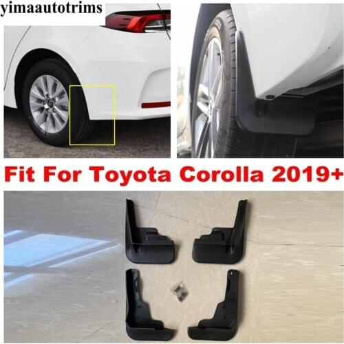 Front Rear Wheel Mud Flaps Mudflaps Splash Guards Mudguards Cover Trim Protective Kit Accessories For Toyota Corolla 2019 - 2021