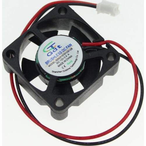 Funssor 12V Fan 30MM 2 pin 3D Printer Extruder Cooling for Anet Creality Prusa Hictop Wanhao