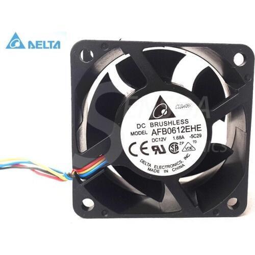 For delta AFB0612EHE 60mm 6038 6cm DC DC12V winds of high speed radiator fan blowers
