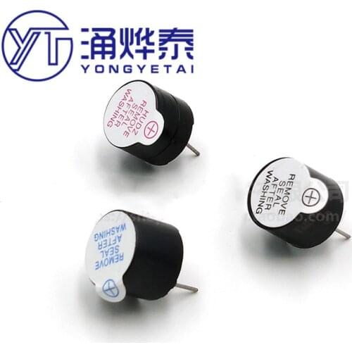YYT 10PCS High quality 9*5.5 3V 5V 12V buzzer passive active integrated 0905 with transistor long sound temperature resistance