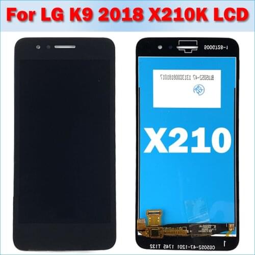 100% Tested For LG K9 2018 X210 X210K X210L X210S X210E X210NMW X210BMW LCD with frame Display Touch Screen Digitizer Assembly
