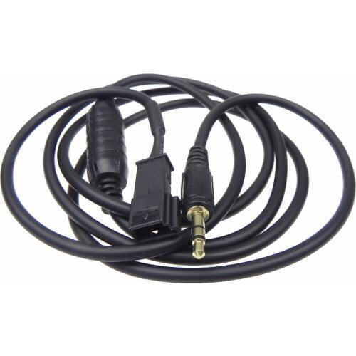 10pcs High Qualty 3 Pin 3.5mm male connector Jack AUX Adapter Radio Interface Cables For BMW BM54 E39 E46 E53 X5