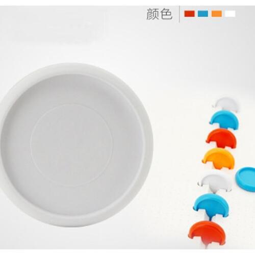 100pcs Plastic Round Binding Ring Buckle Color Button-like Binder Accessories Disc Buckle Piece Ring Roll Mushroom Hole Books