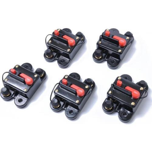 12V Car Truck Audio Resettable Fuse Circuit Breaker Audio Amplifier Overload Protection Fuse Holder