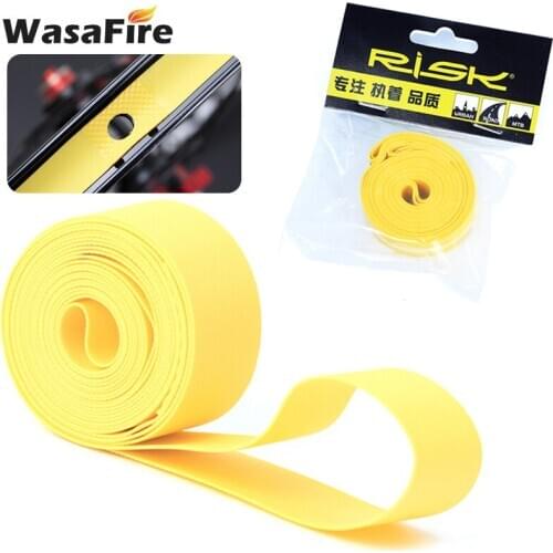 2PCS High Pressure Puncture Proof Bicycle Rim Strip Tire Liner Inner Tube Pad Rim Liner Inner Tube Tyre Guard Cushion Protector