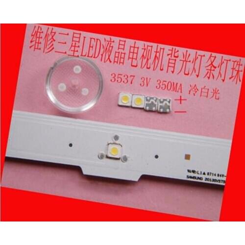 200piece/lot FOR repair Samsung LCD TV LED backlight Article lamp SMD LEDs 3537 3535 3V Cold white light emitting diode