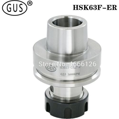 Free Shipping HSK63F-ER20 ER25 ER32 ER40 Engraving Machine Woodworking Machine High Speed and High Precision HSK63F Tool Holder