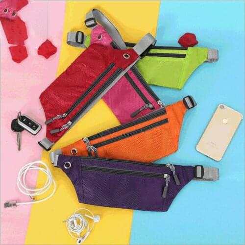 BISI GORO Female Money Phone On Handy Bumbag Motion Waistbag Unisex Banana Pouch Fannypack Hip Bum Waist Bag Belt For Women