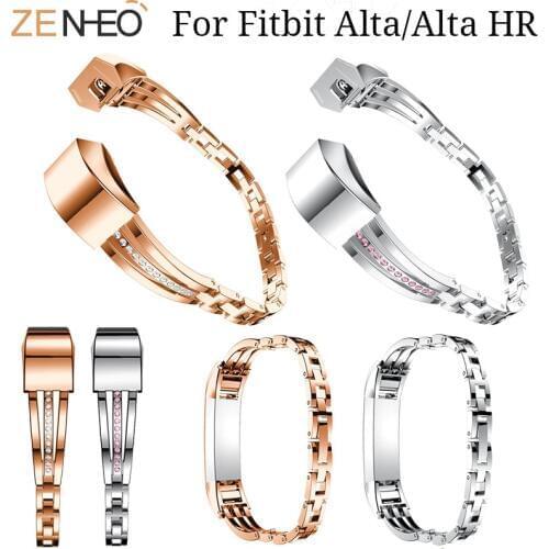 Stainless Steel For Fitbit Alta/Alta HR Watch Band Bangle Adjustable Bracelet Wrist Strap for Fitbit Alta HR Smart Watches strap