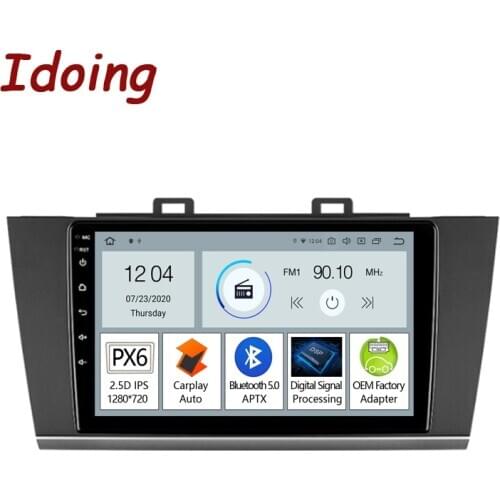 Idoing 9"PX6 Android Radio Multimedia Player For Subaru Outback 5 2014-2018 Legacy 6 2014-2017 GPS Navigation Carplay head unit