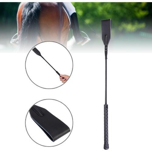 Faux Leather Horsewhips Equestrian Horseback Riding Whips Training Supplies 45CM Portable Lightweight Cosplay Toys