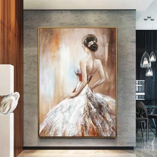 Beautful Women Poster Print Beauty Back Wall Art Warmth Modern Nordic Canvas Painting Decoration Corridor Bedroom Picture Mural