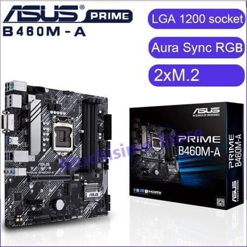 ASUS PRIME B460M-A LGA 1200 Motherboard 10th generation Core/Pentium/Celeron DDR4 128GB PCI-E 3.0 M.2 Desktop PC Micro ATX New