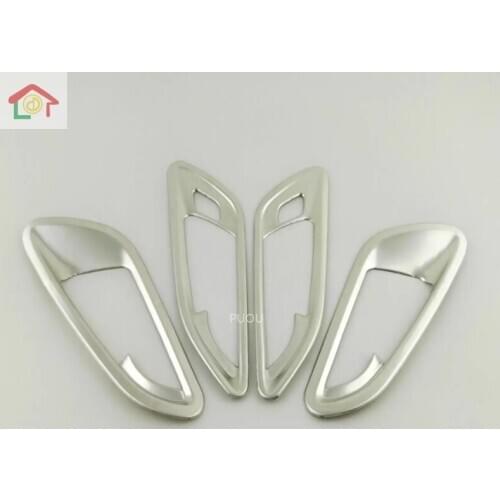 Matte Handle Cover Detector Trim Inner Door Handle Bowl Cup Frame Stainless Steel Fit For Chevrolet Cruze 2017 2018 Styling 4PCS