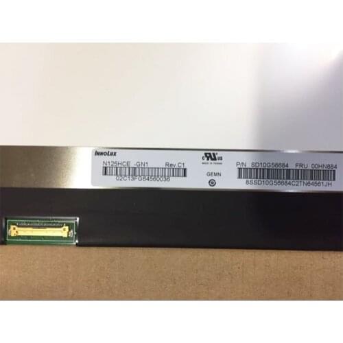 N125HCE-GN1 Rev.C1 N125HCE GN1 LED Screen LCD Display Matrix for laptop 12.5" FHD 1920X1080 30Pin Atiglare Replacement