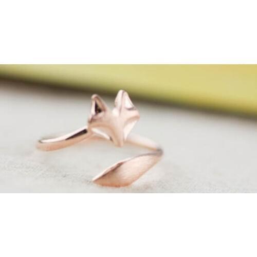 Fashion cool animal rings,fox rings for women color