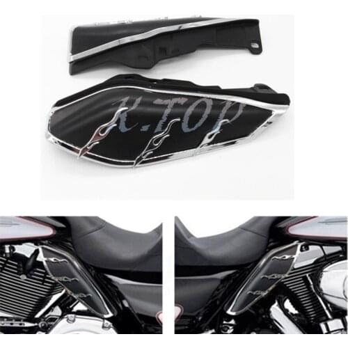 Motorcycle AirMaster Accents Trims For Mid-Frame Air Deflectors Fit For Harley Touring FL Models