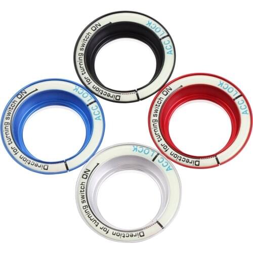 For Ford Focus 2 Focus 3 Focus 4 2005-2016 ST mondeo Car luminous ignition switch decoration stickers key hole protection circle
