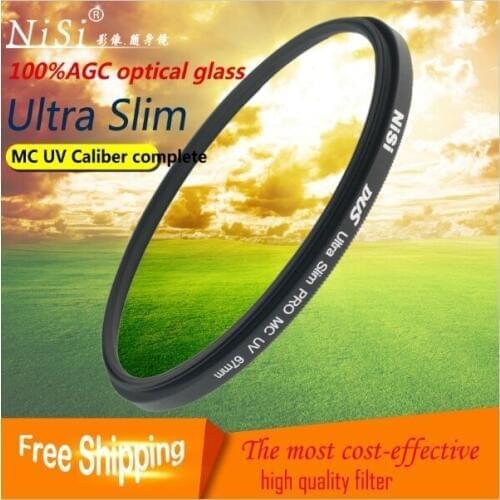 Nisi 58mm MC UV Filter wide band Lens Protector For Canon STM 18-55 Fuji XC16-50 XF18-55 protective mirror Free shipping