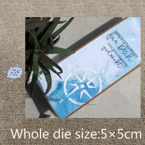 New Design Craft Metal Cutting Die die cuts compass decoration scrapbook Album Paper Card Craft Embossing die cuts