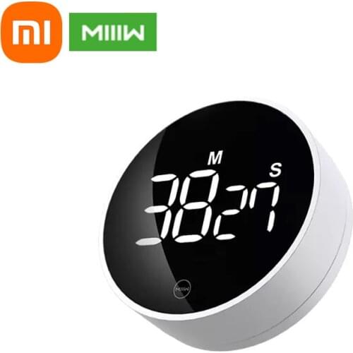 Youpin MiiiW Static Enjoyment Rotating Timer LED Digital Display Magnetic Design Positive and Negative Timing Daily Life & Work
