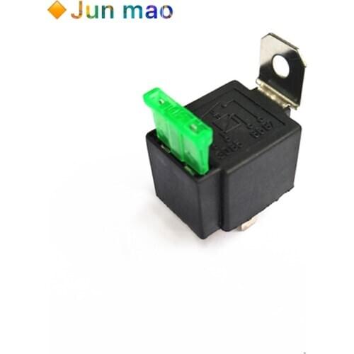 Relays top grade quality 4 pin 30A auto relay with fuse, coil voltage 12VDC relais