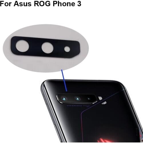 For Asus ROG Phone 3 phone3 Replacement Back Rear Camera Lens Glass Parts for ASUS ROG 3 ROG3 test good