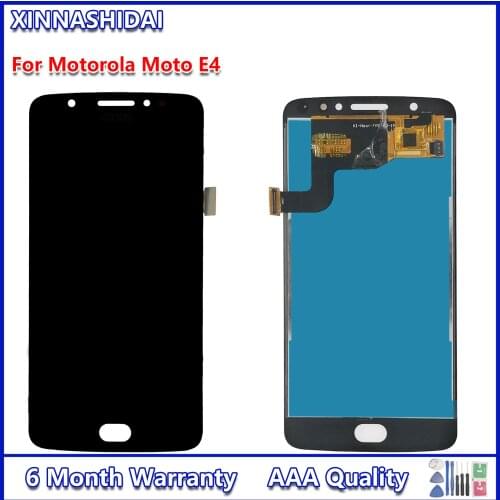 AAA Quality For Motorola E4 LCD Display Touch Screen Moto XT1762 XT1763 XT1766 LCD Screen Digitizer Complete Assembly