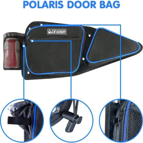 1 Pair Side Door Bags Polaris RZR XP4 1000/ Turbo/S4 1000 Off Road Pair Knee Pad