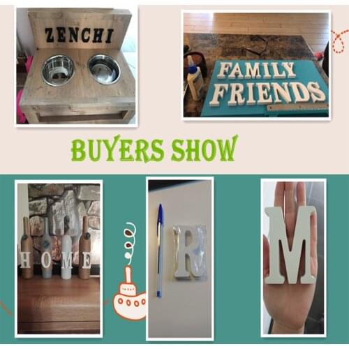 1pc Small Diy Freestanding Wood Wooden Letters A-Z White Alphabet Wedding Birthday Party Home Decorations Wooden Alphabet