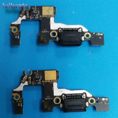 100%New Original USB Charging For Huawei P10 Charger Port Dock Connector Flex Cable with Microphone Board For Huawei P 10