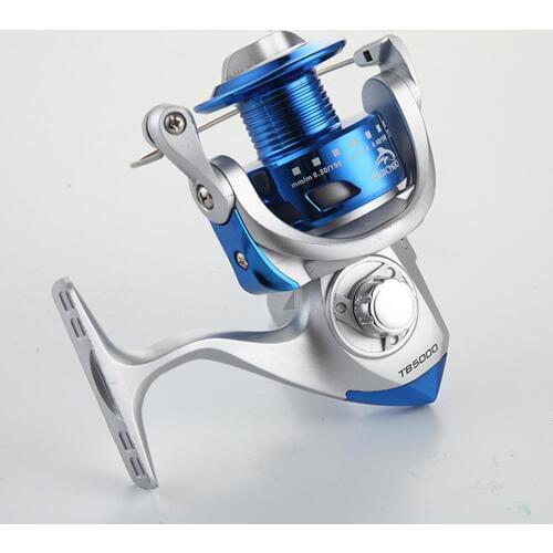 12 Ball Bearings Foldable Handle Left/Right Hand Fishing Rocker Spinning Reel