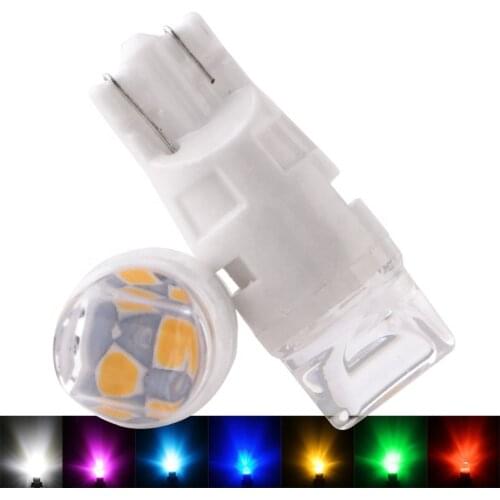 2/5Pcs Led W5W T10 ceramics Car Light Bulb Auto Automobiles clearance Reading Dome Wedge License Plate Lamp DRL Styling 12v