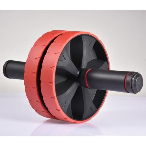 Ab Roller Wheel Fitness Exercise Abdominal Wheels No Noise Home Gym Push-up Arm Waist Leg Muscle Trainer with Free Knee Pads Mat