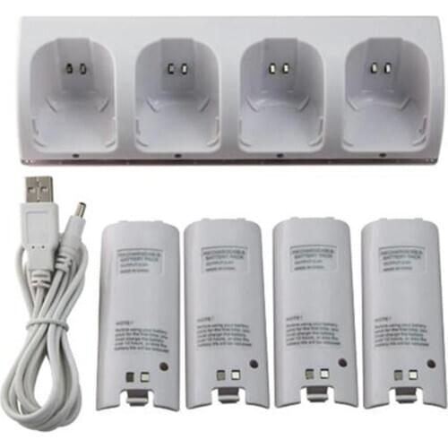 Rechargeable Battery Pack For Nintendo Wii U Gamepad Wiiu Controller Charger Remote Control Spare Joystick Charging Dock Manette