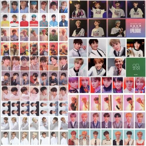 KPOP Bangtan Boys Album MAP OF THE SOUL:PERSONA Paper Lomo Cards Signature Homemade Card HD Photocard Suga Jungkook