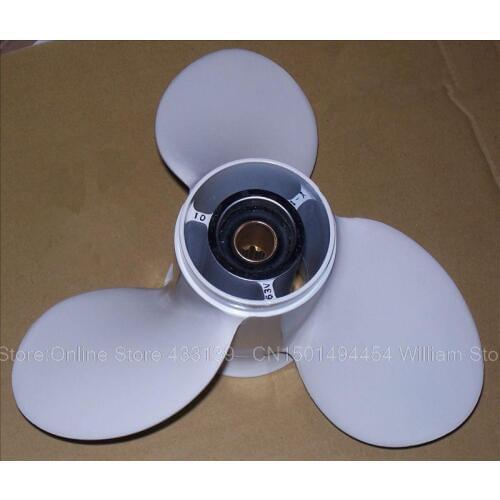 Free shipping Aluminum Propeller for Yamaha Parcun Honda Hidea 15-18HP outboard motor 10 inch propeller 9 1/4*10