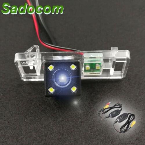 Car Night Vision Backup Rear View Camera Parking Assistance For Peugeot 307 308 408 508 Nissan Sunny X-Trail QASHQAI Lifan Geely