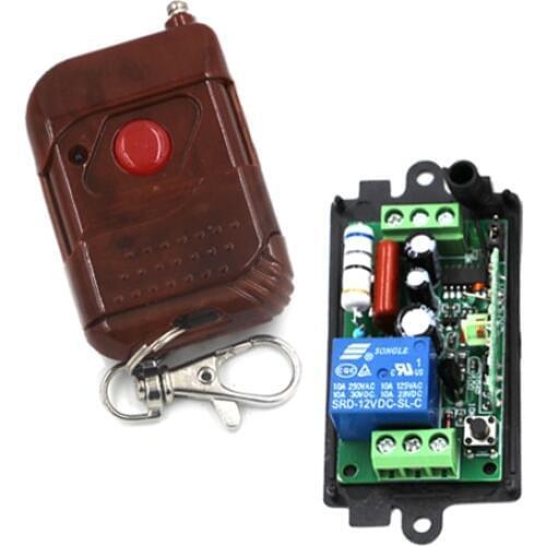 AC110V 220V 1CH RF Wireless Remote Switch System Remote Control Switch RF Controller Transmitter Receiver 315Mhz SKU: 5179