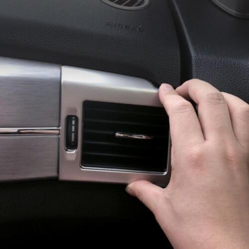 Car Air Vent Trim Outlet Decor Frame Stainless Steel Sticker For Mercedes Benz 2008-2012 GLK 220 250 300 350 X204 Accessories