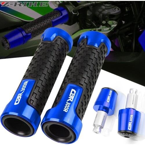 For HONDA CBR300R CB300F/FA CBR300 CBR CB 300 300R 300RR Motorcycle Accessories 22mm 7/8" Handlebar Grip Handle Bar Cap End Plug