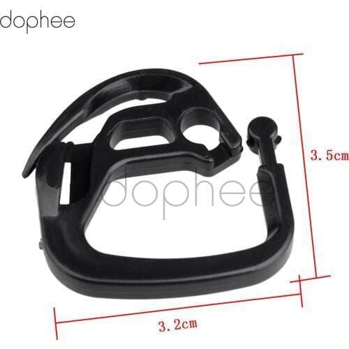 Dophee 50pcs Garden Shade Net Clips Fasten Shading System Hook Garden Supplies Black Shade Net Clips Holder