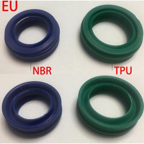 EU 14*24*10.7 14x24x10.7 Two Lip U TPU Green NBR Blue Dustproof Pneumatic Cylinder Piston Rotary Shaft Rod Ring Gasket Oil Seal